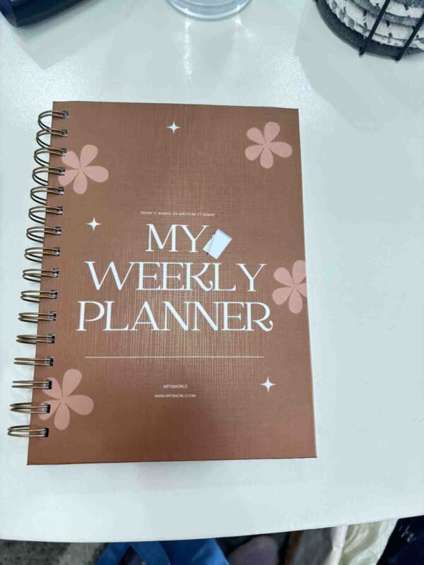Weekly Planner | Undated Productivity and Wellness Planner for Intentional living, Goal Setting & Organization