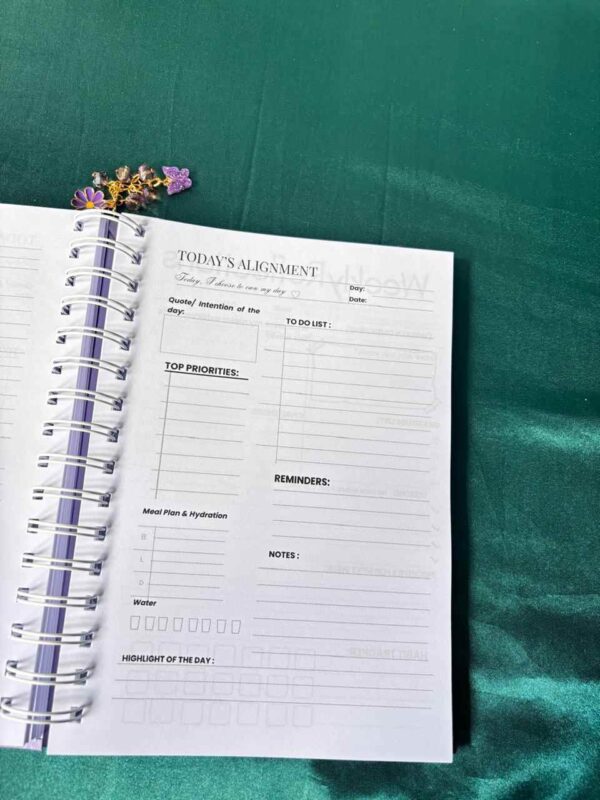 Daily Reflection Planner | Wellness and productivity| Goal Setting, Habit Tracker & Gratitude Journal