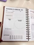 Weekly Planner | Undated Productivity and Wellness Planner for Intentional living, Goal Setting & Organization